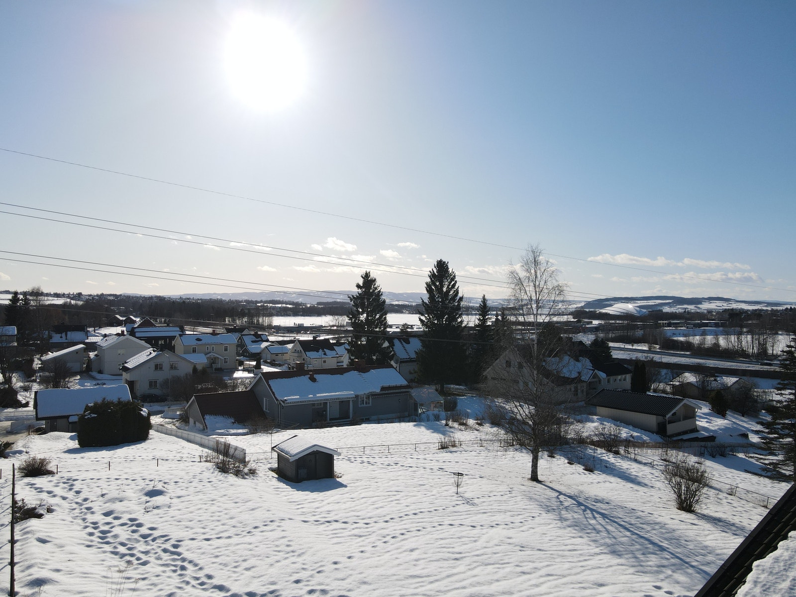 Dronebilde mot sør/vest Galleribilde