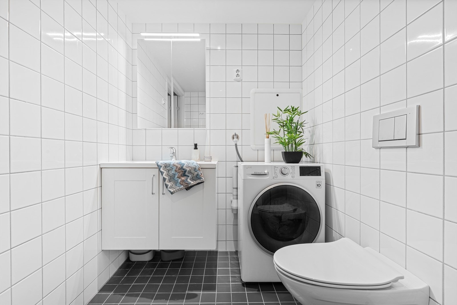 Det er lagt varmekabler i gulvet Galleribilde