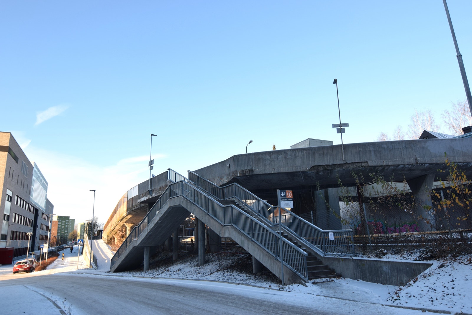 Kort vei til brynseng T-banestasjon. Galleribilde