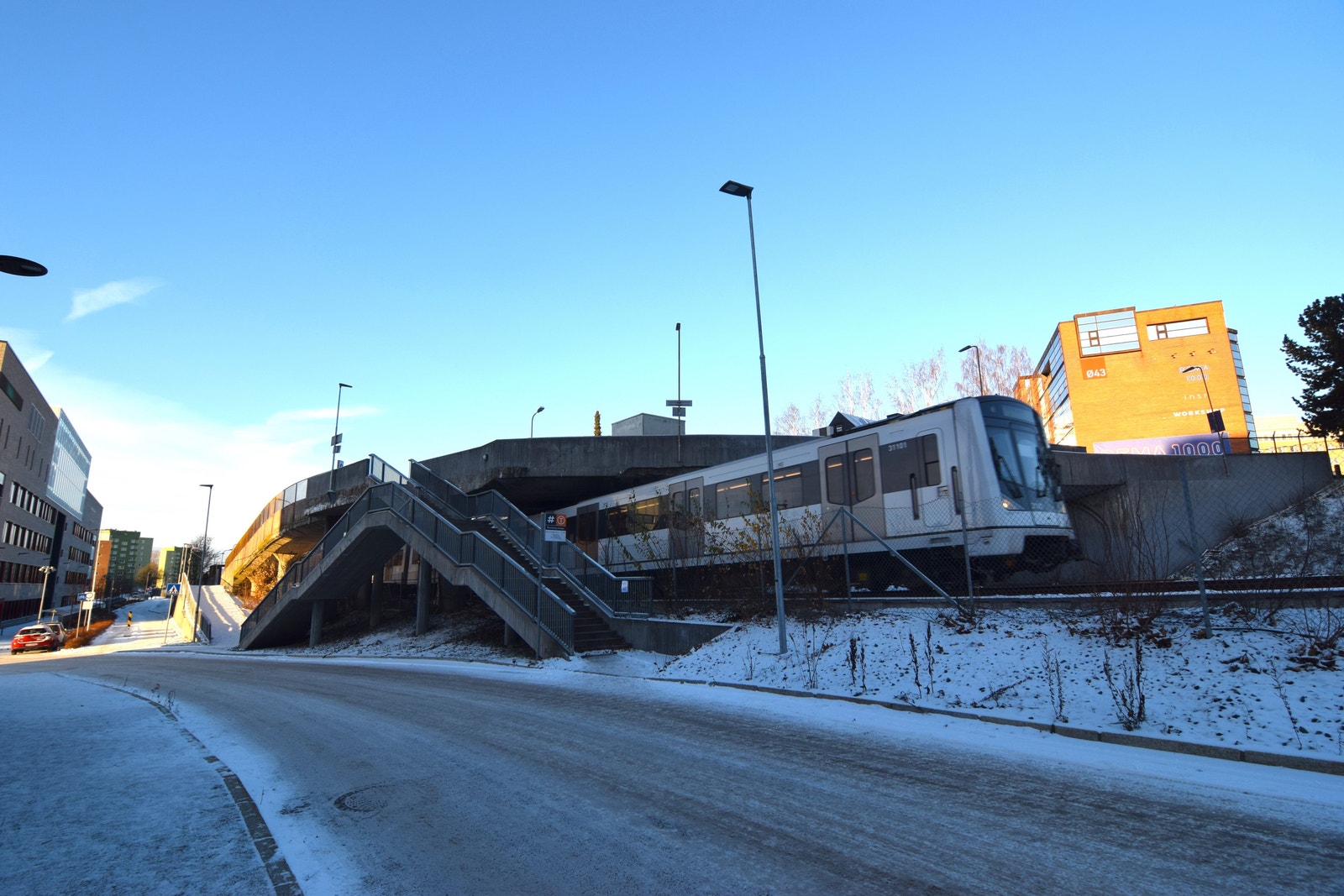 Kort vei til brynseng T-banestasjon. Galleribilde
