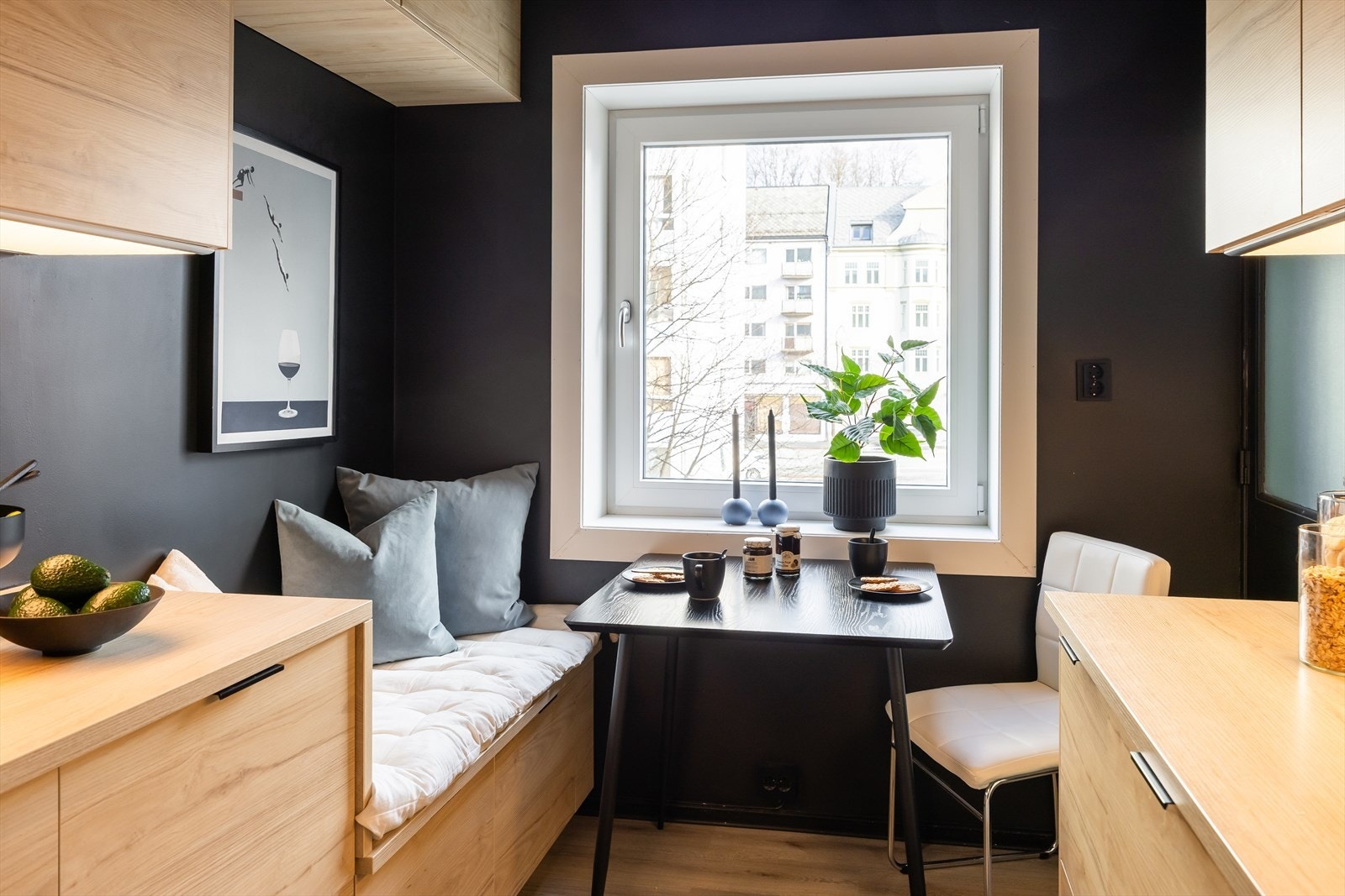 Det er etablert både komfyrvakt og lekkasjevakt. Galleribilde