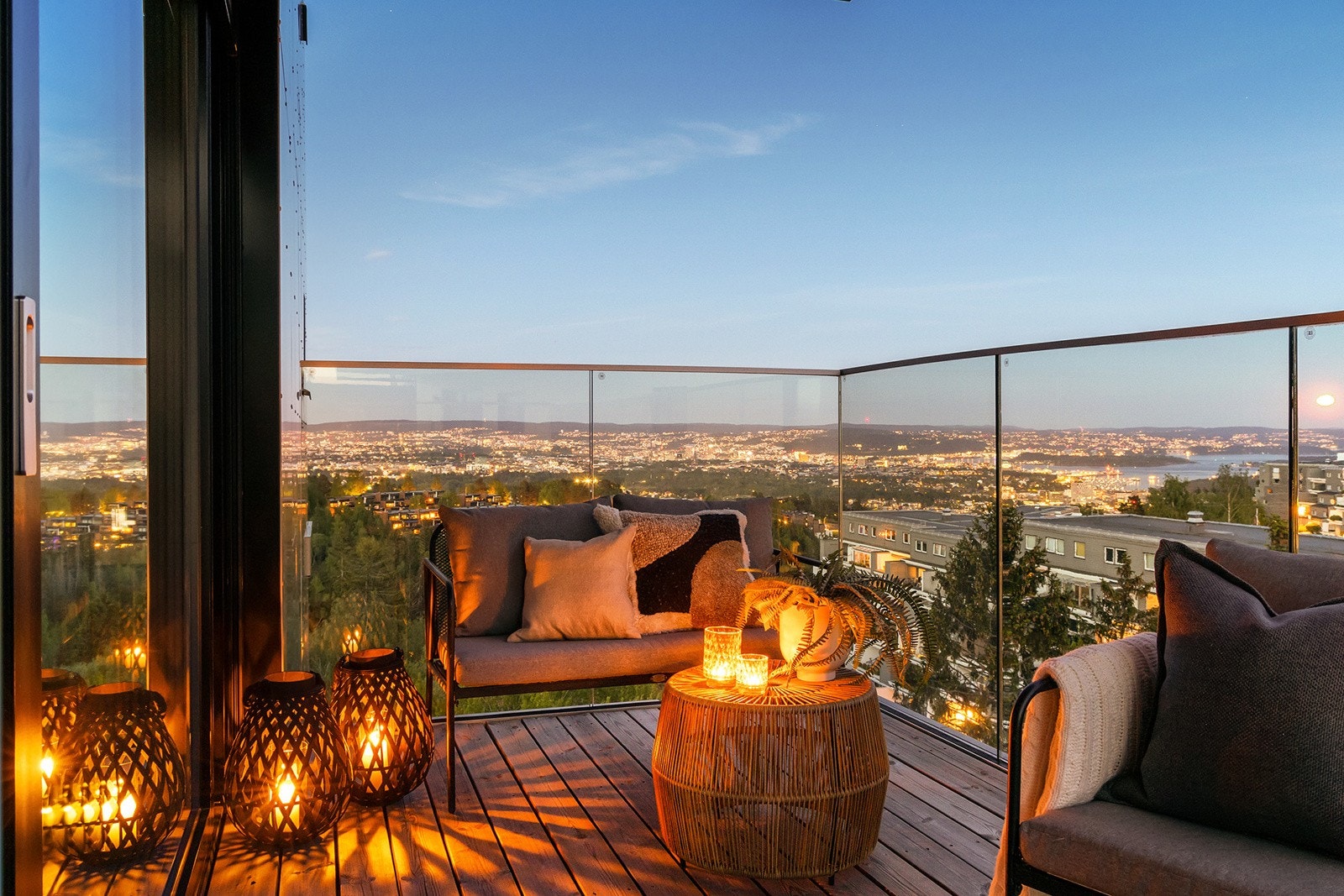 Herlig stemning på kveldstid. Galleribilde