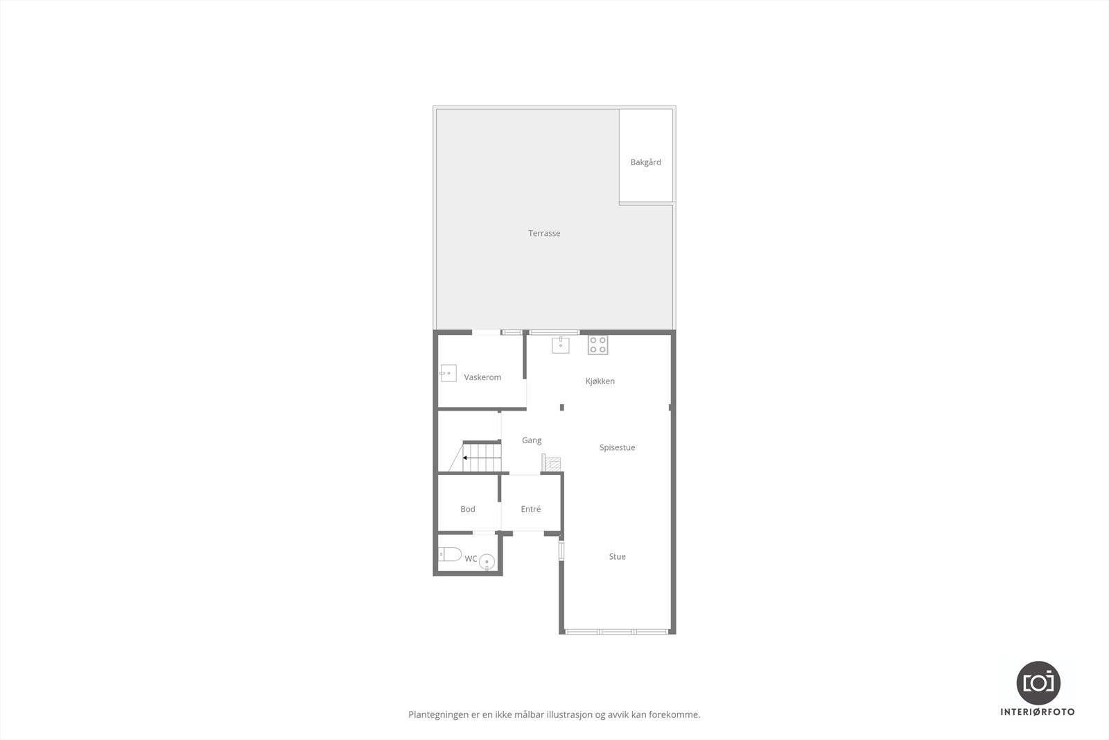 Plantegning Galleribilde