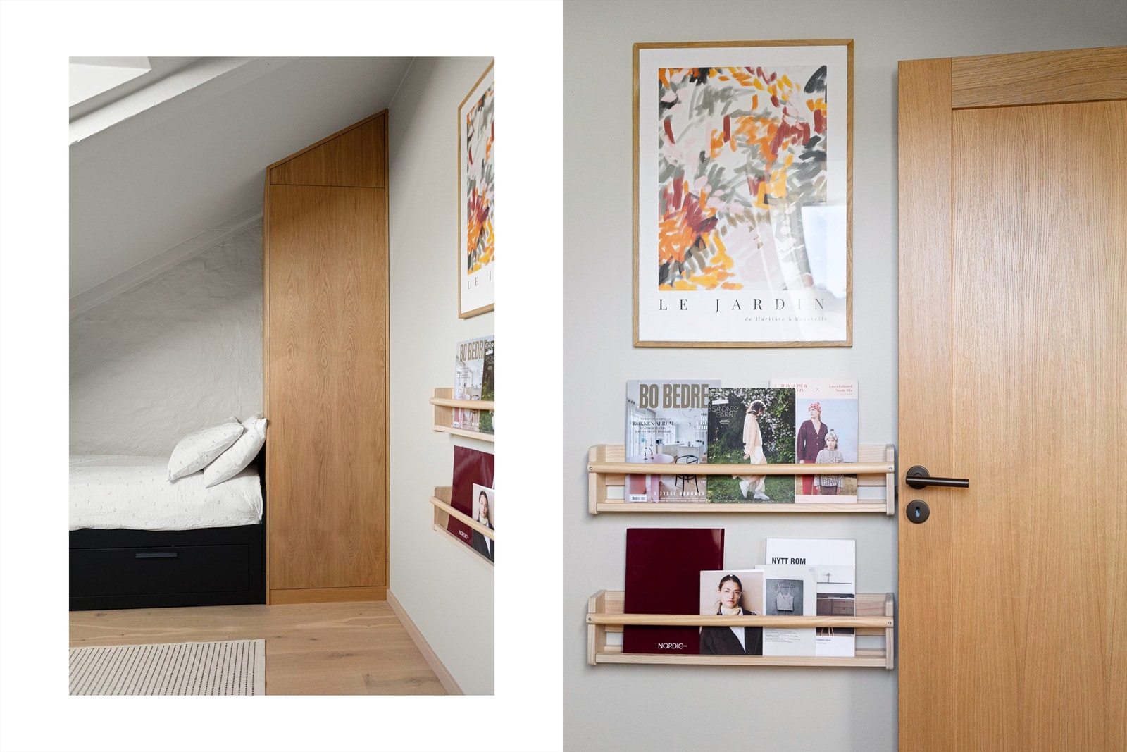 Sengen kan enkelt dras ut slik at det blir en dobbeltseng Galleribilde