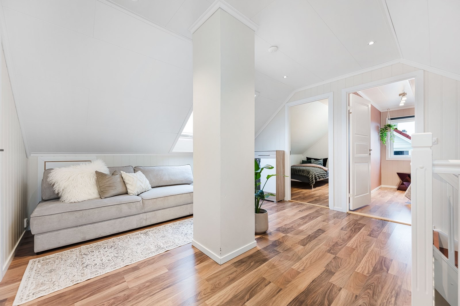 Loftstuen har et areal på 15,9 m². Galleribilde