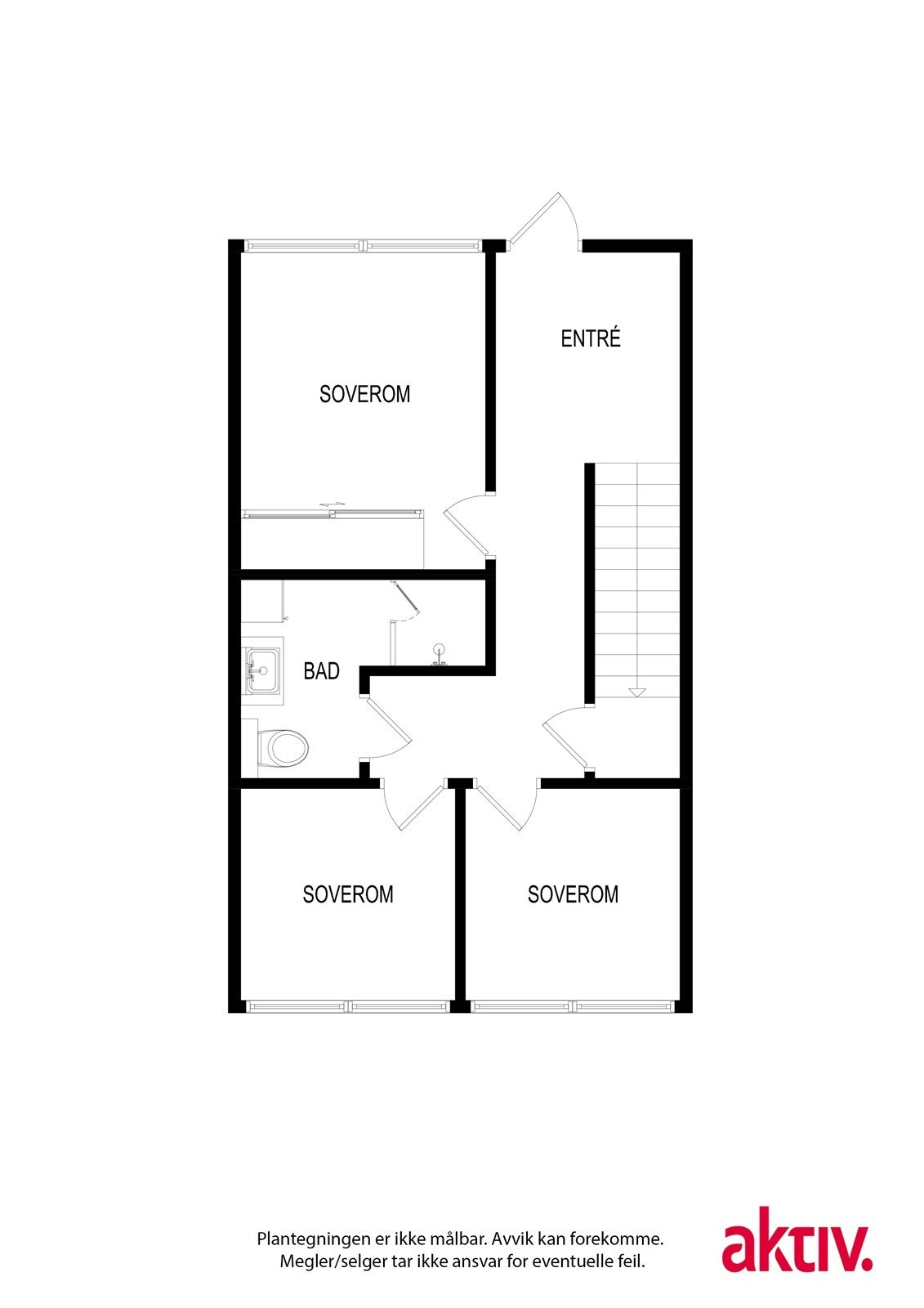 Plantegning 1. etasje Galleribilde