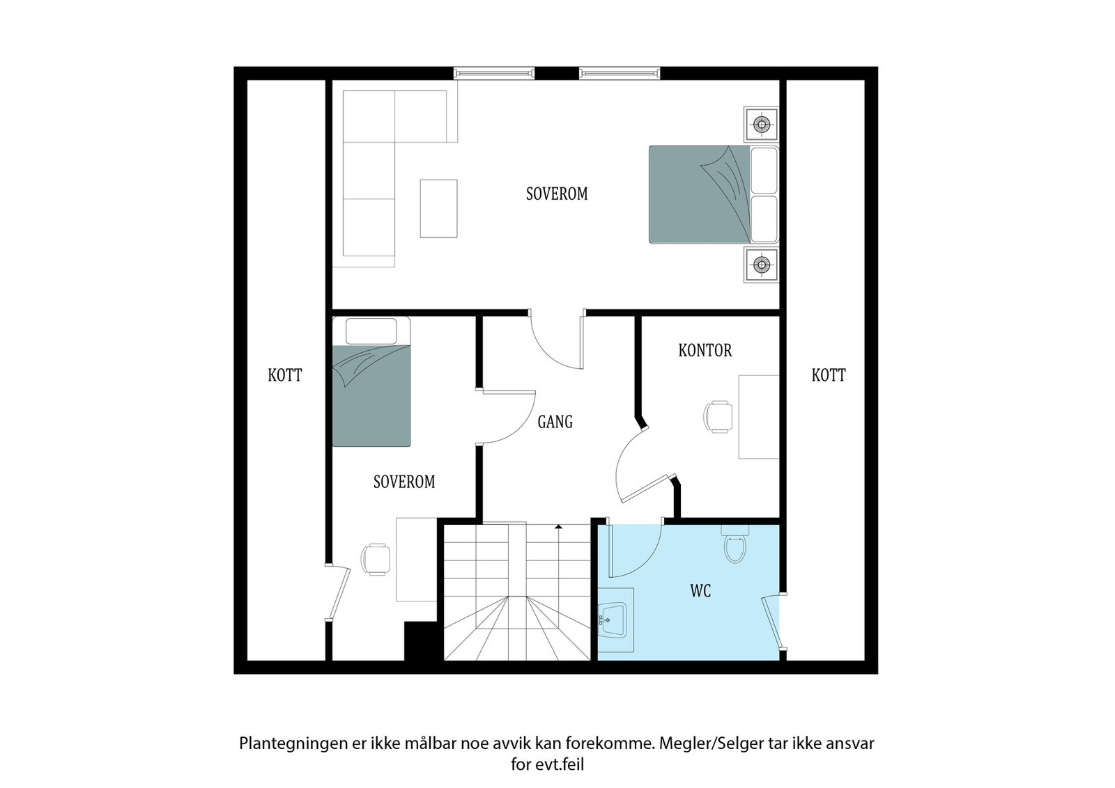 Plantegning 2. etg Galleribilde
