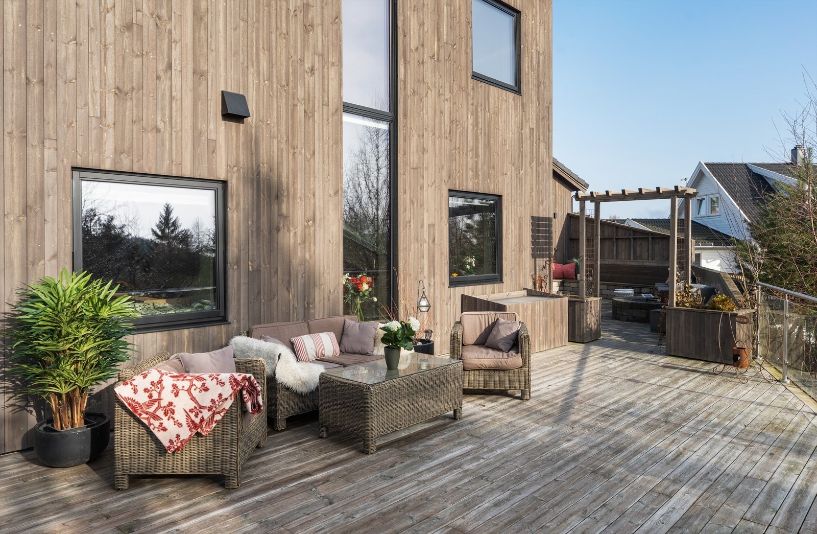 Her kan man nyte mange fine sommerdager og kvelder Galleribilde