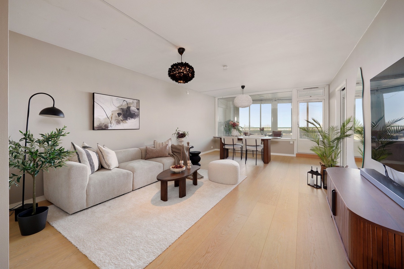 God plass til å ha familie og venner på besøk. Galleribilde