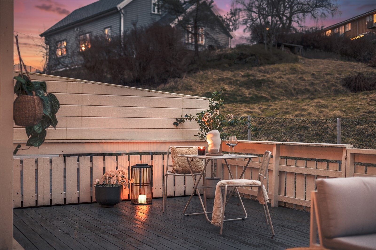 Balkongdøren ble byttet i 2016. Galleribilde