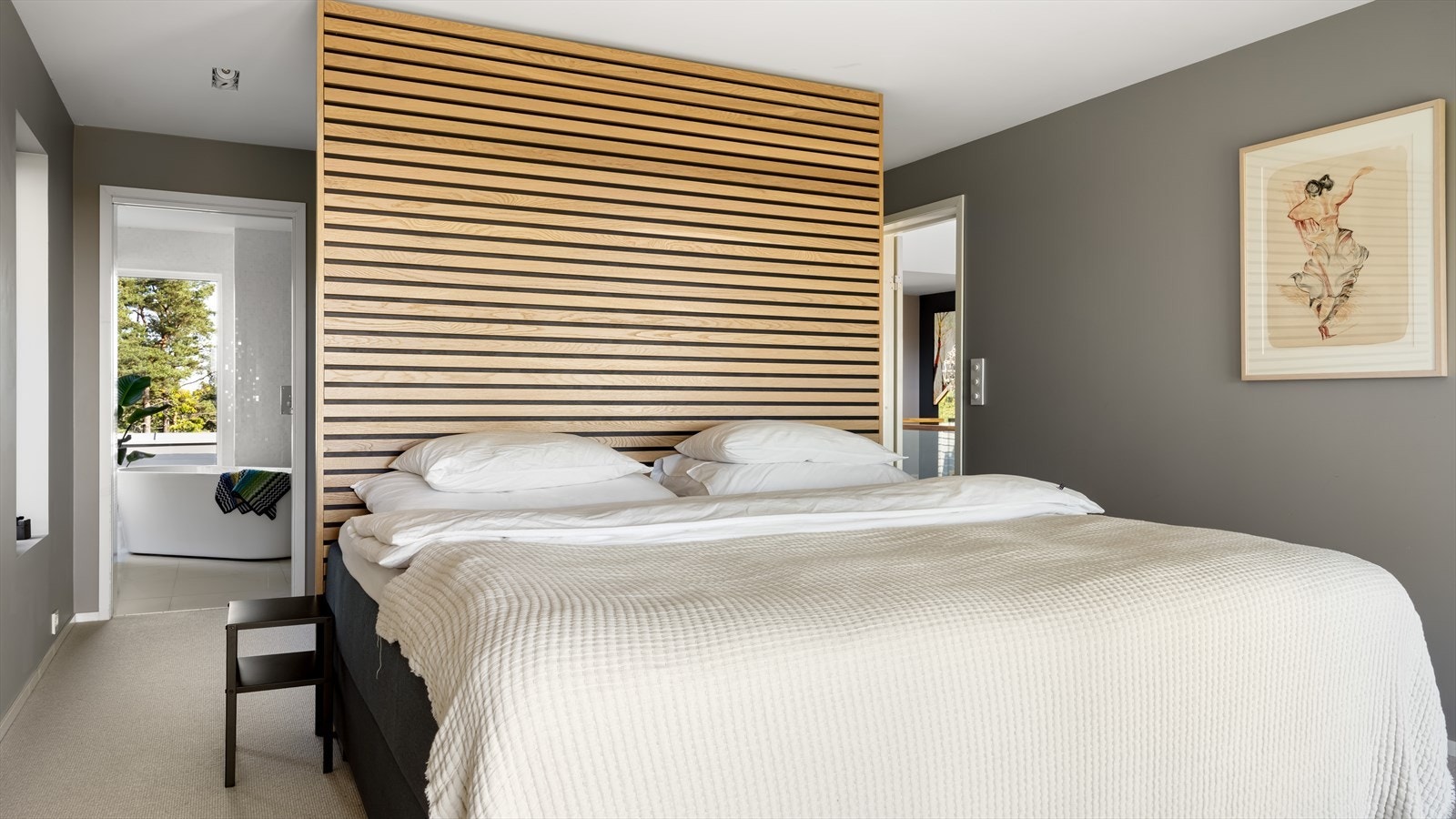 Hovedsoverom med eget bad Galleribilde