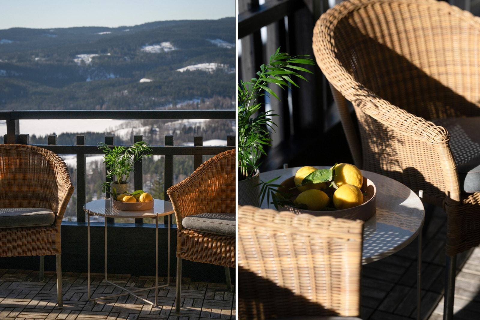 Flott utsikt mot blant annet Bogstadvannet og Bærumsmarka. Galleribilde