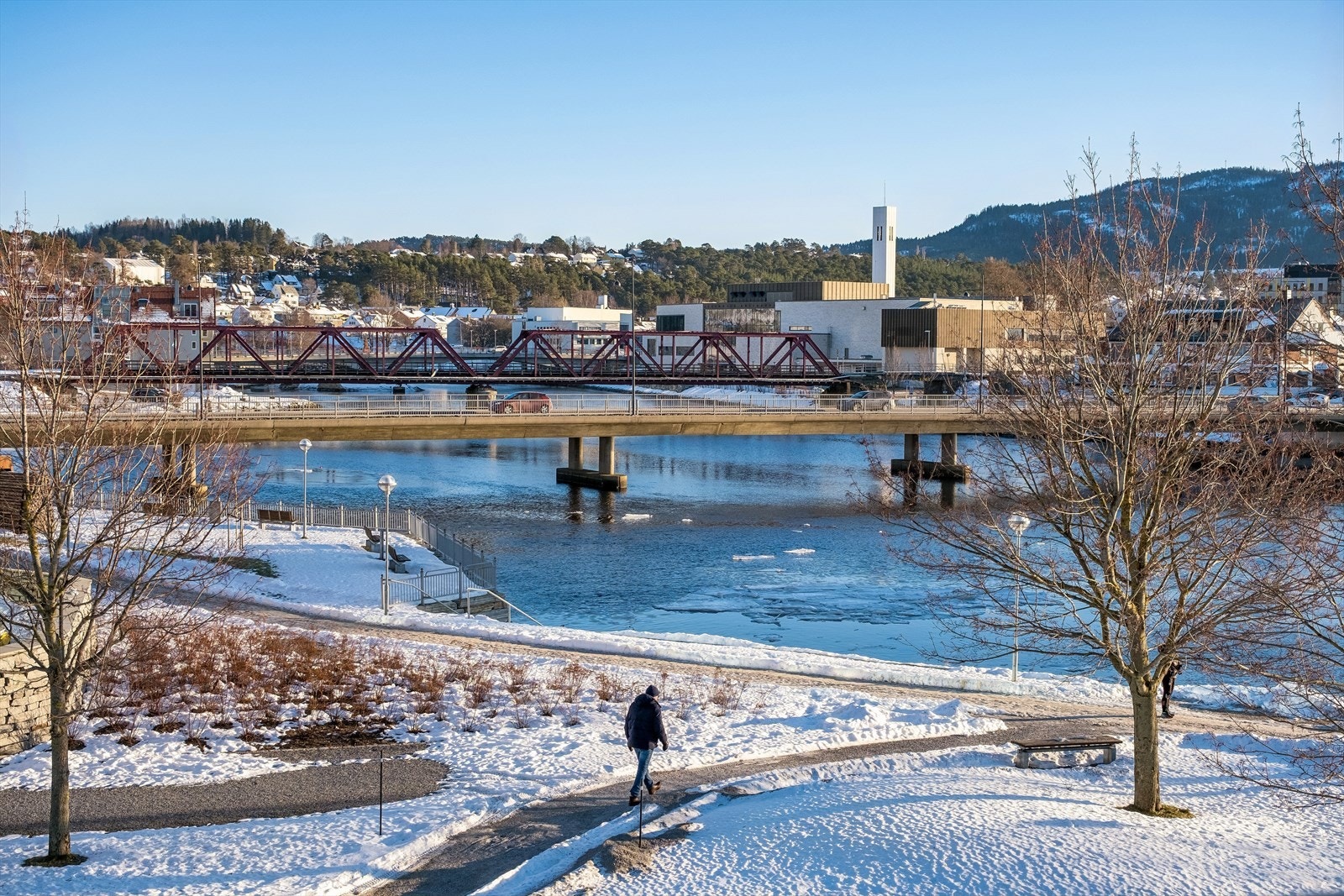 Nydelig utsikt fra terrassen Galleribilde