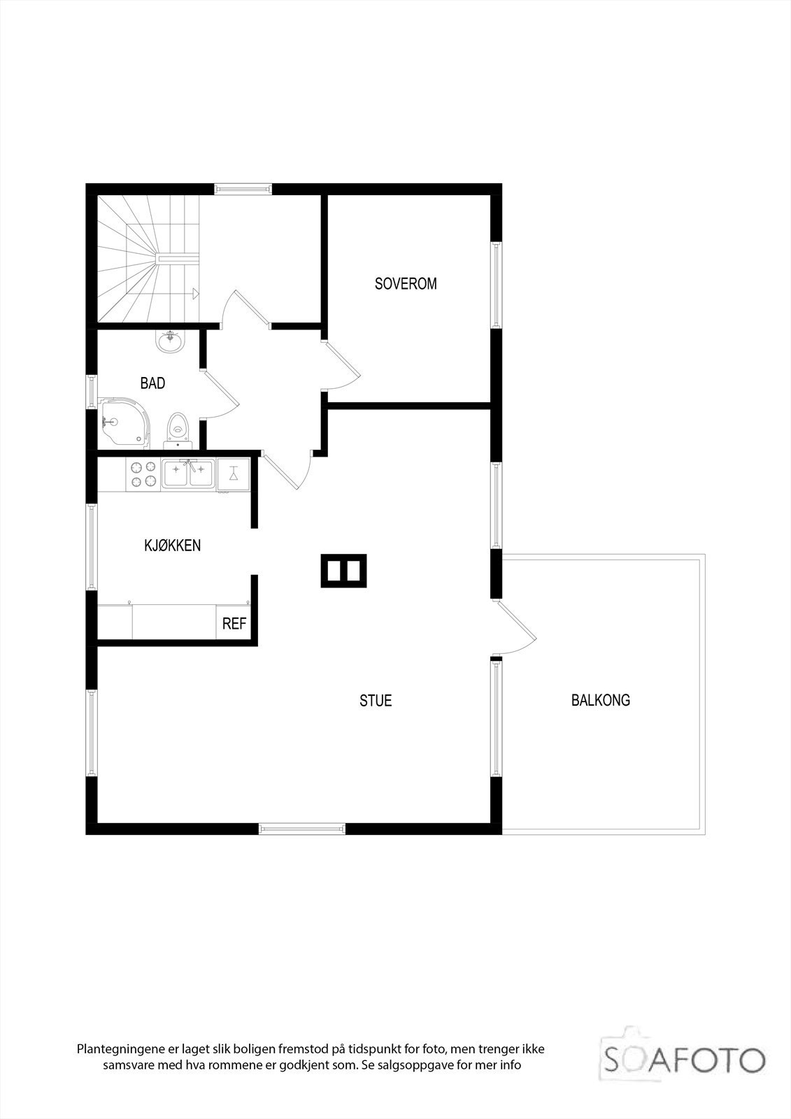 Plantegning 2. et. Galleribilde