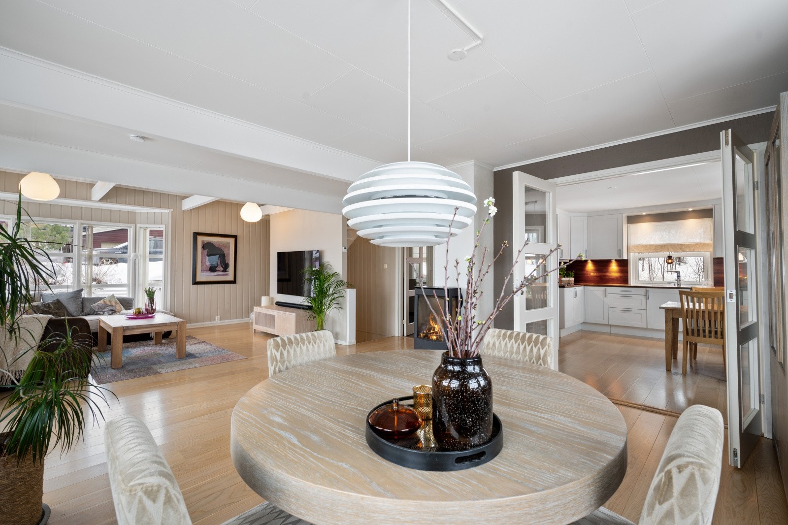 De sosiale sonene flyter godt sammen og skaper en åpen og luftig atmosfære. Galleribilde