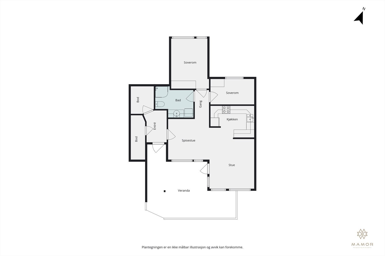 Plantegning. Galleribilde