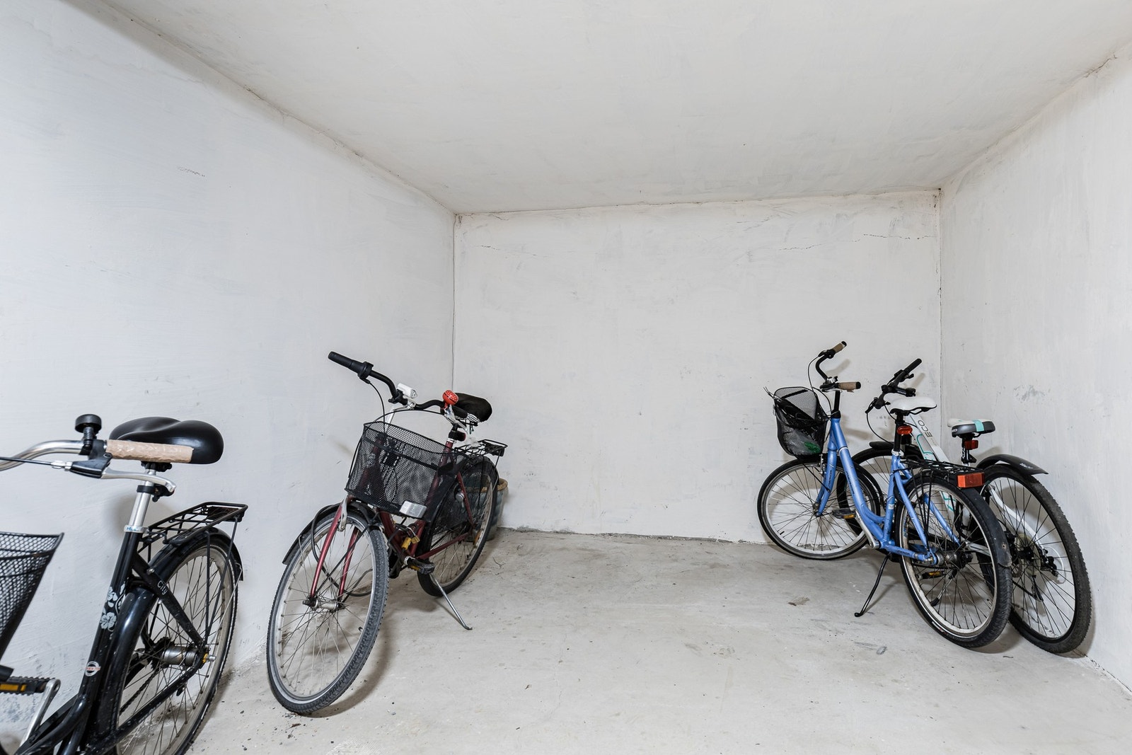 Det er felles sykkelbod i borettslaget. Galleribilde