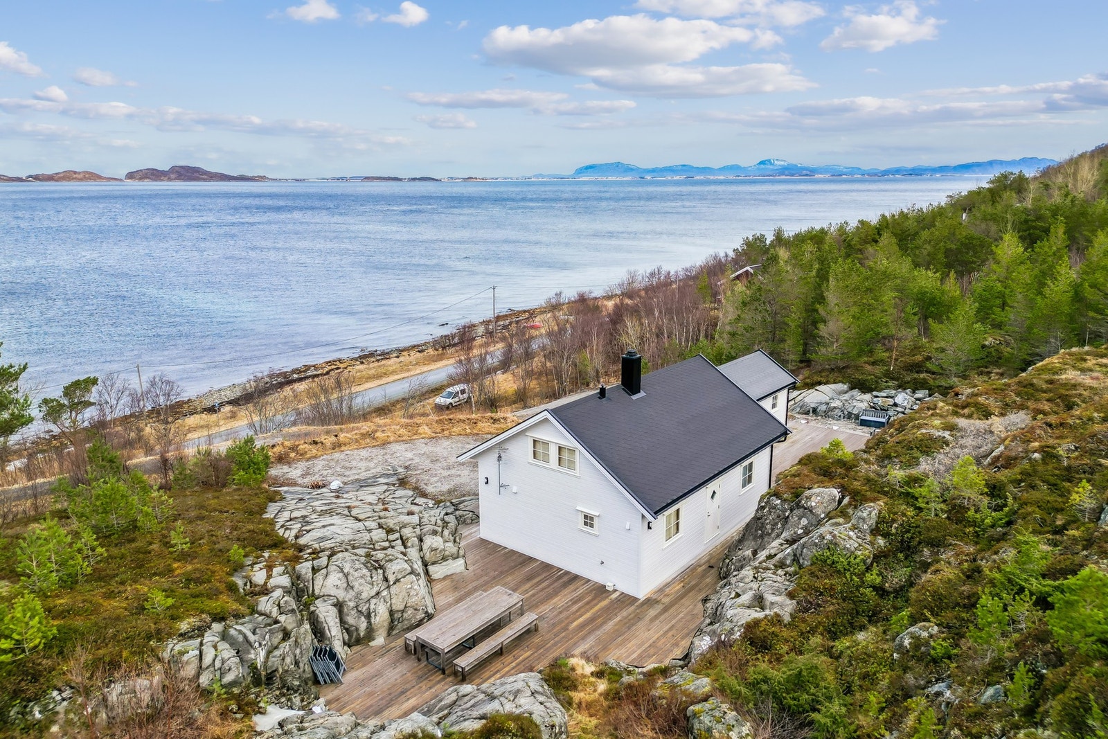 Hytte med flott beliggenhet i Agdenes Galleribilde