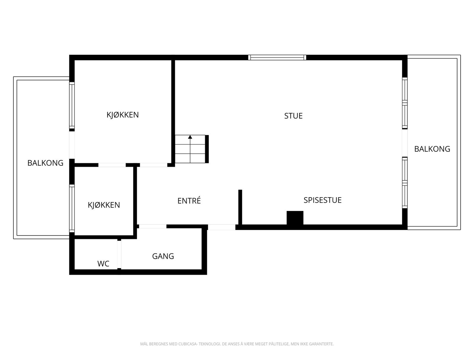 Plantegning 2. etasje. Galleribilde