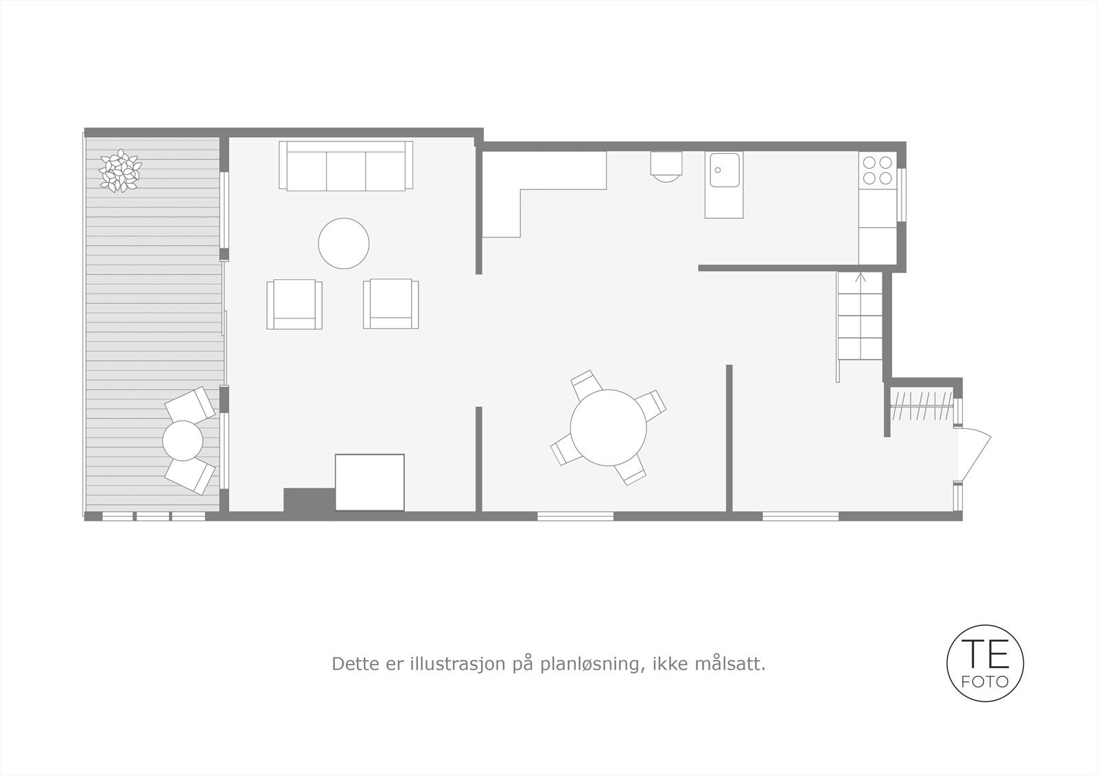 Plantegning - 1. etasje Galleribilde