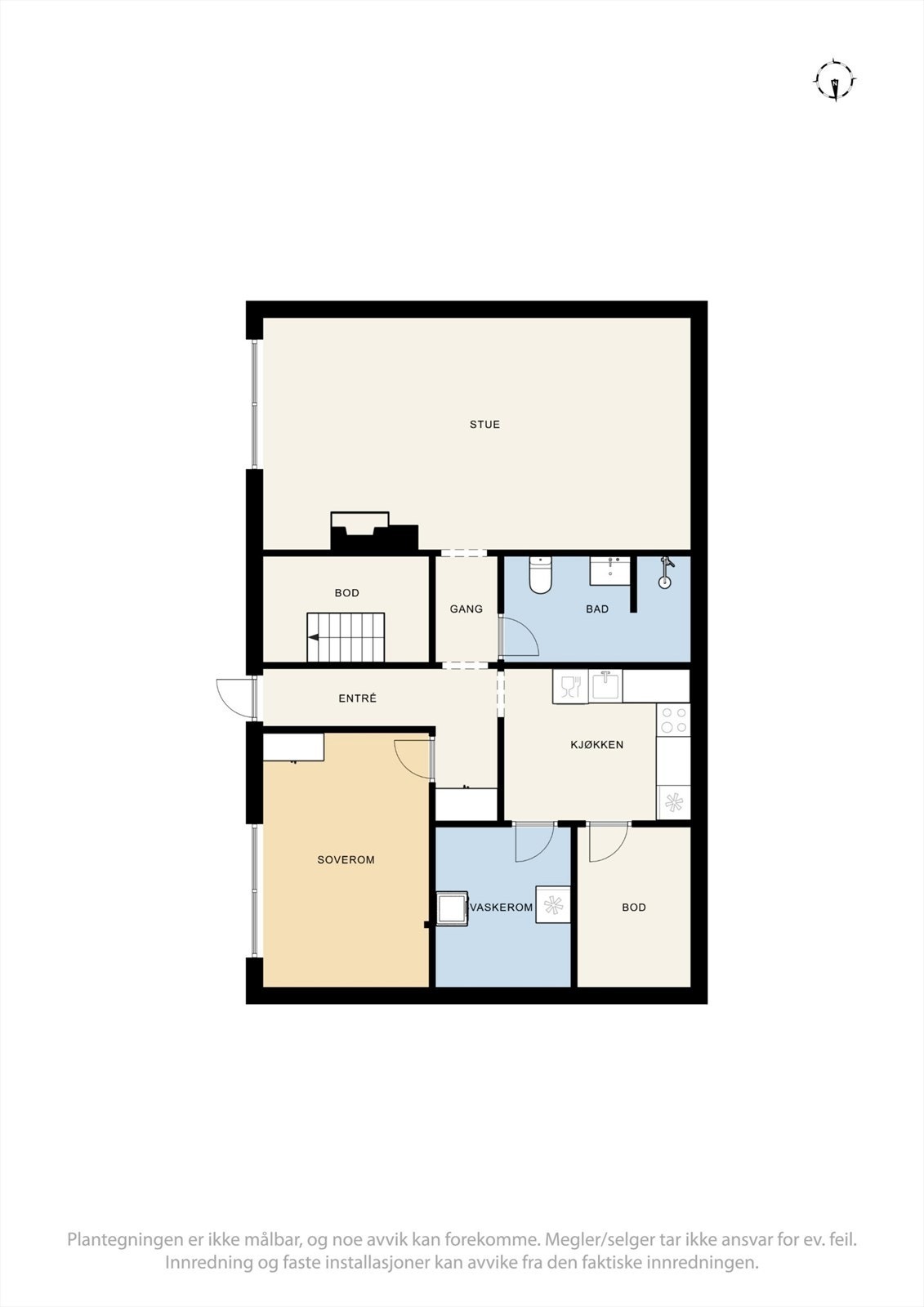 Plantegninger underetasje. Galleribilde