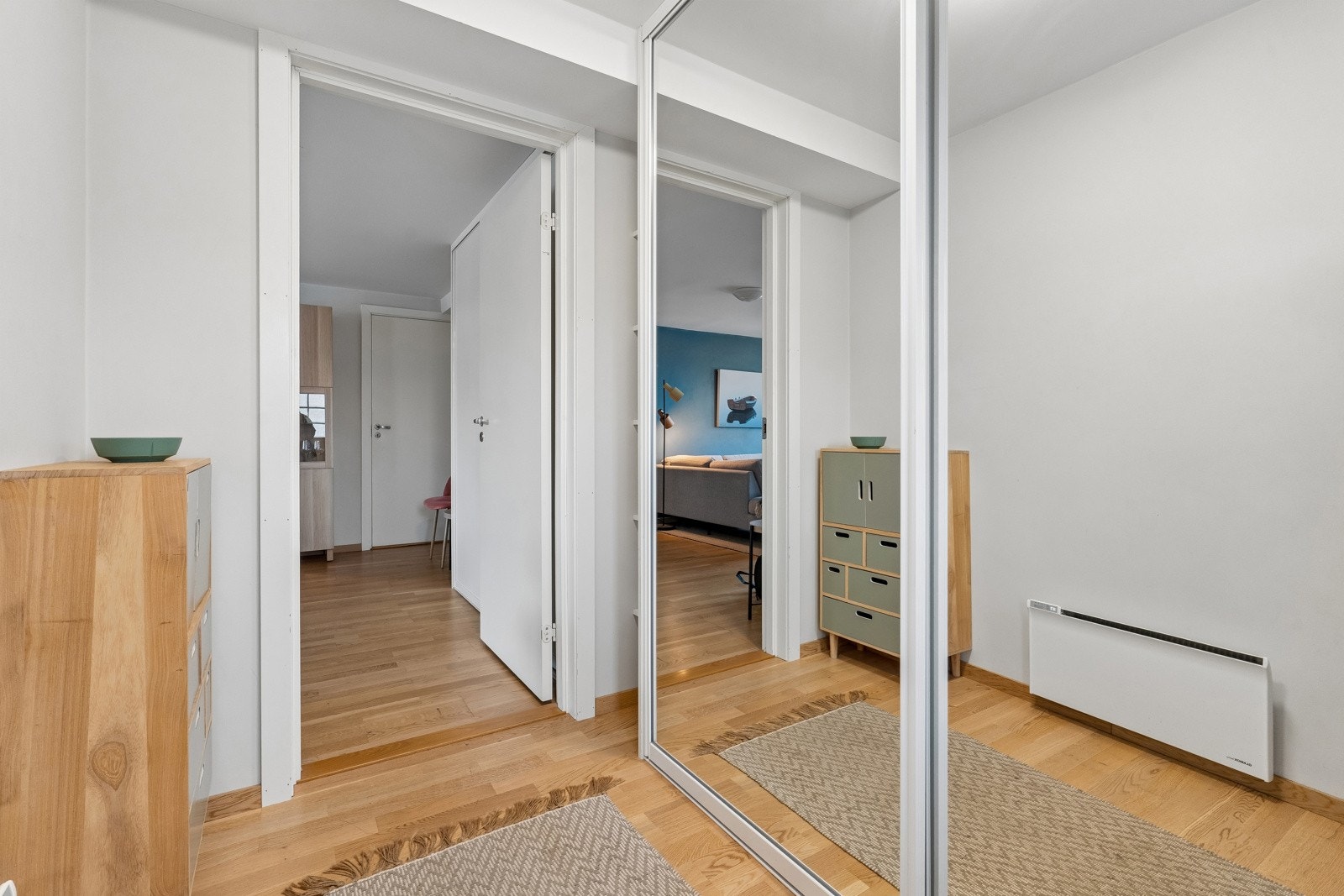 Entré er et fint rom til å ønske venner og familie velkommen. Galleribilde