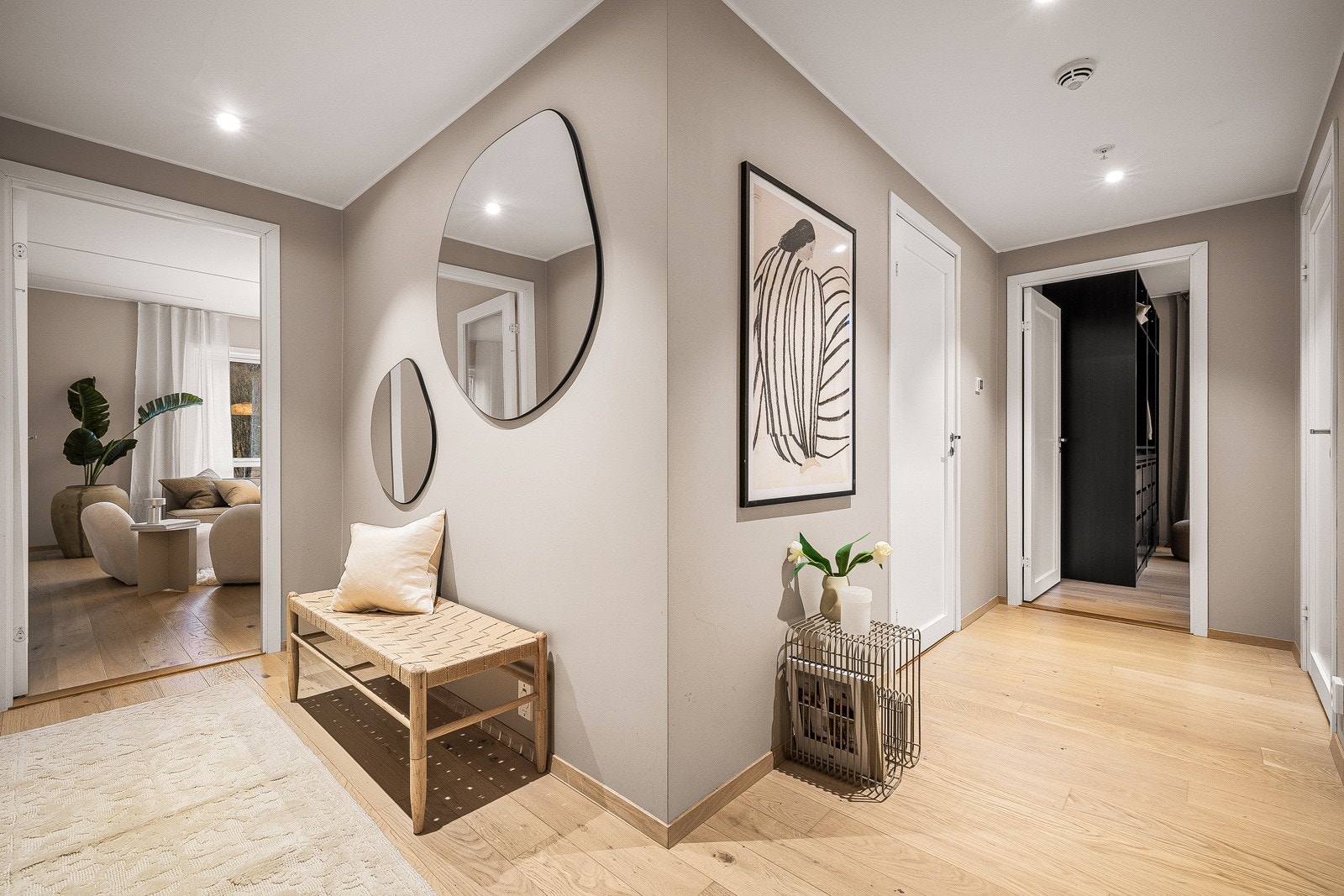 Gjennomgående gode kvaliteter hvor enn du er i leiligheten Galleribilde