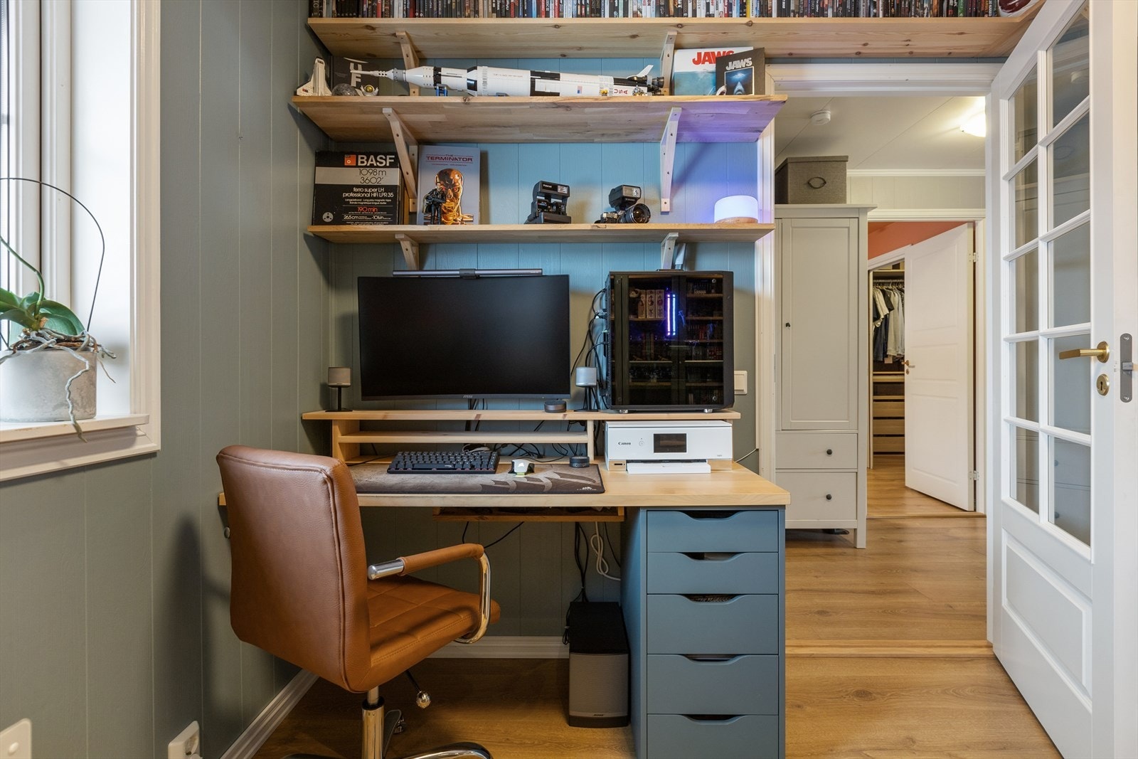 Soverommet kan også benyttes til kontor med god plass til diverse innredning. Galleribilde