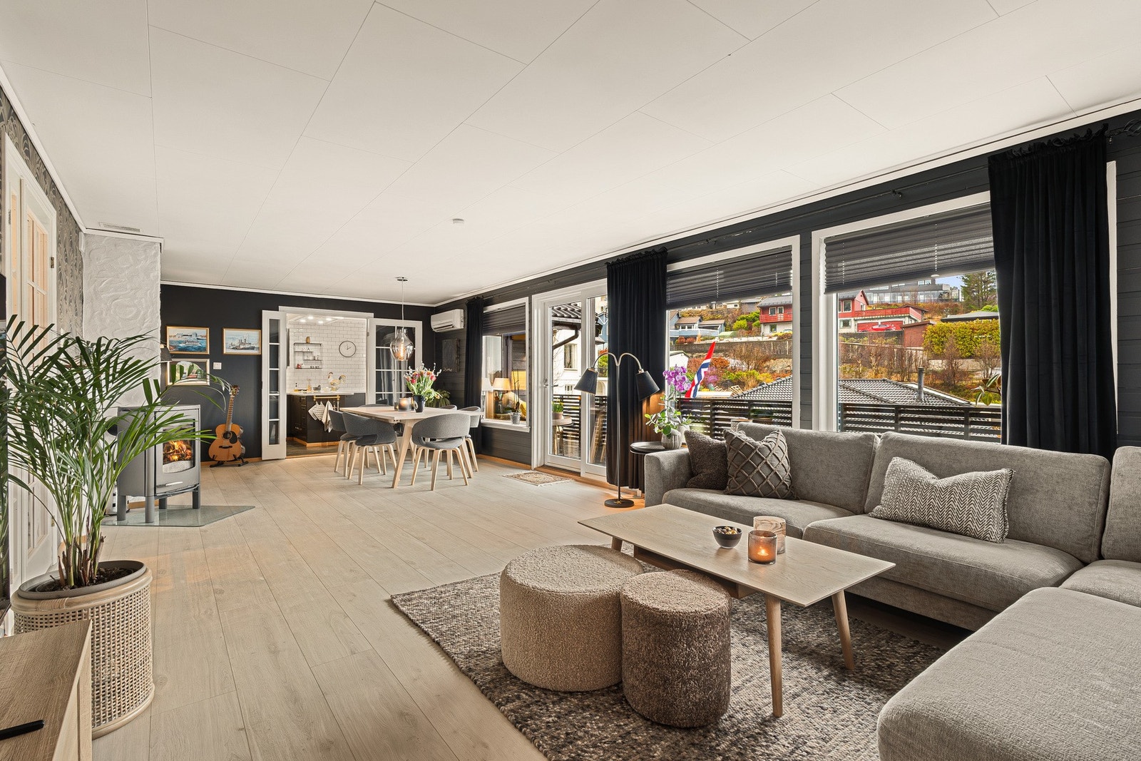 Her har du mulighet for avslapping på mange steder og god plass til store familiebesøk. Galleribilde