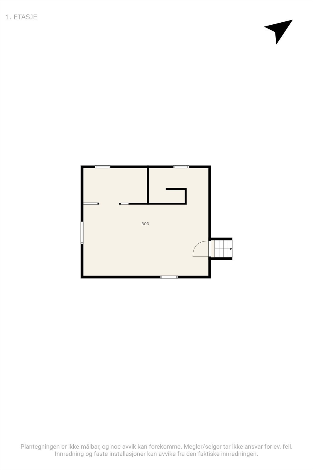 Plantegning kjeller Galleribilde