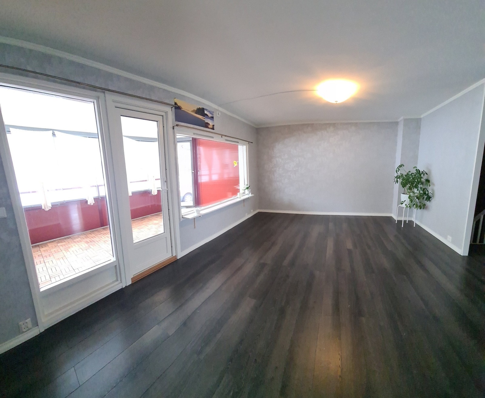 Stue tatt med panorama vinkel Galleribilde