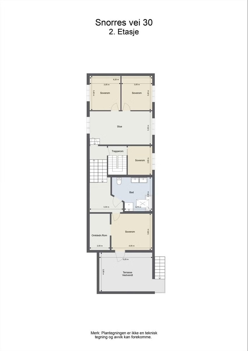 Plantegning - 2. etasje Galleribilde