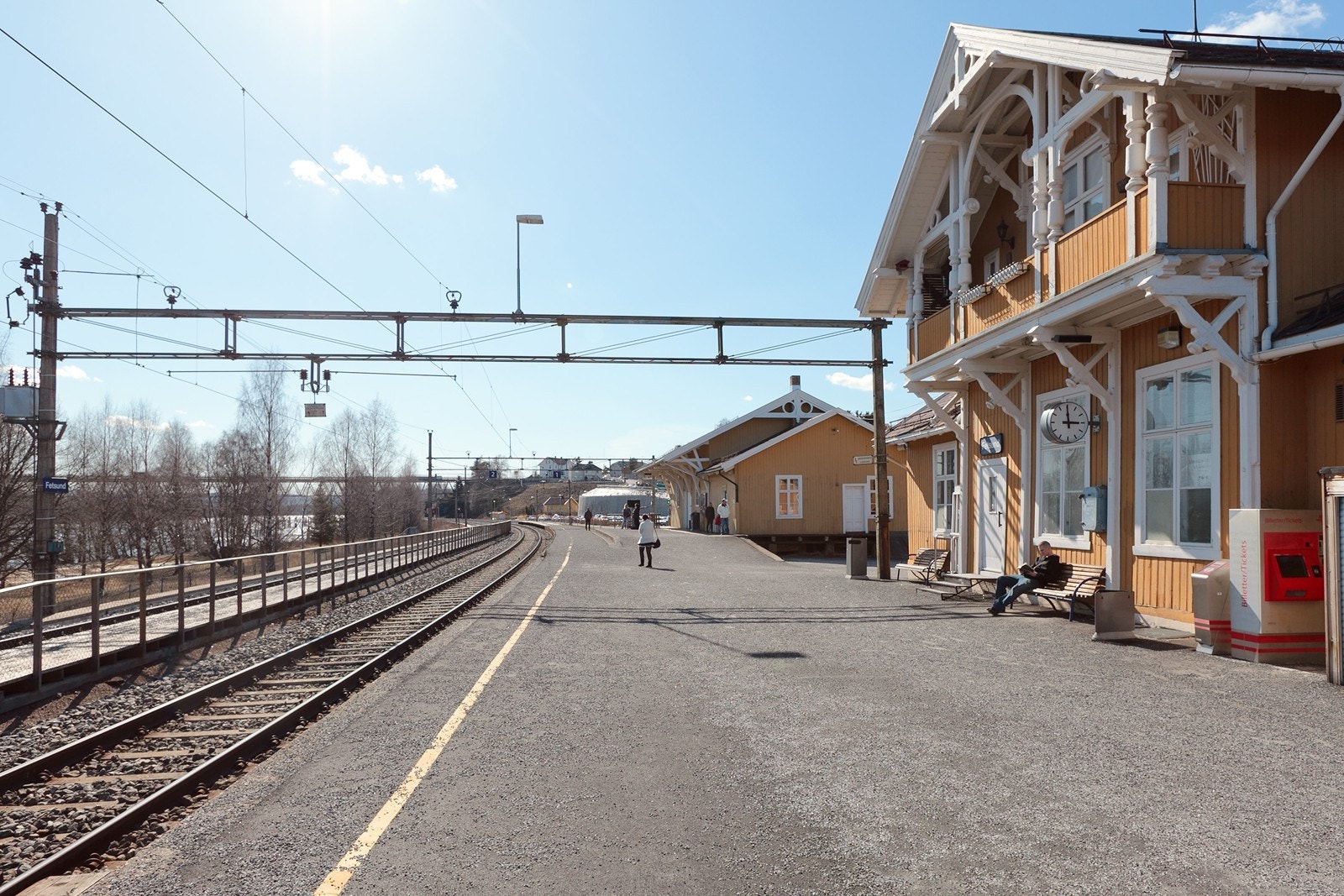 Fra Fetsund tar toget deg enkelt til Lillestrøm og videre mot Oslo. Galleribilde