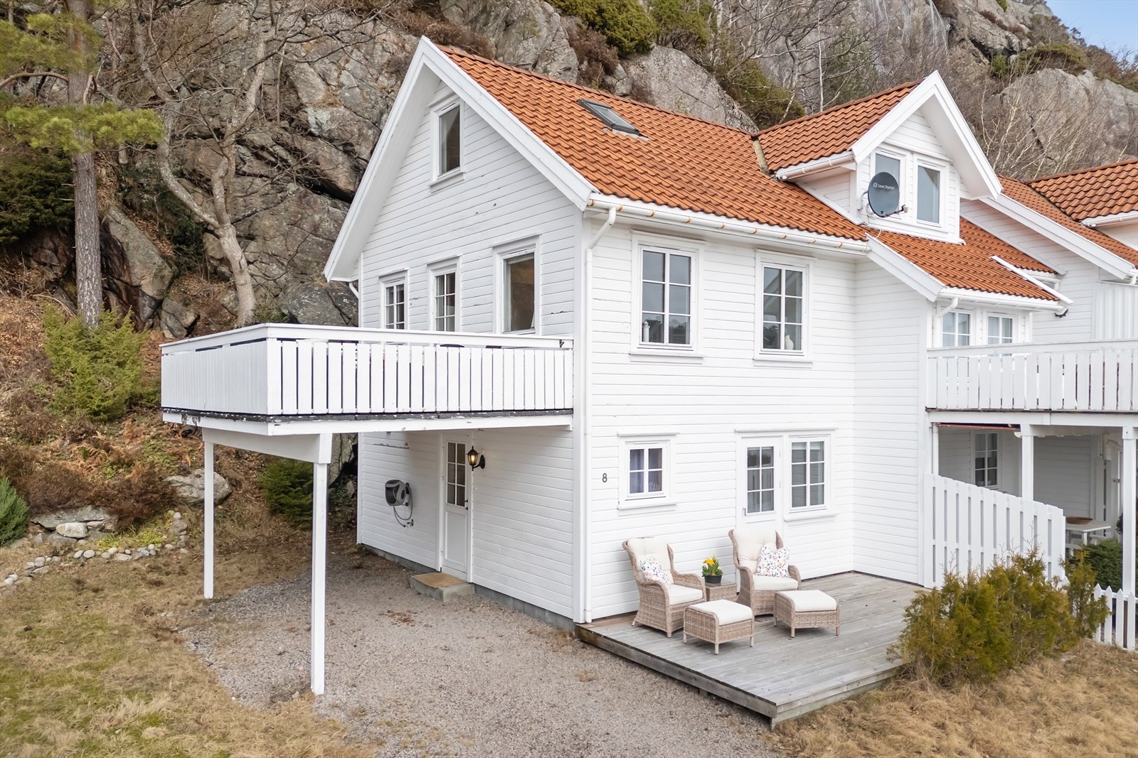 Hyggelige terrasser Galleribilde