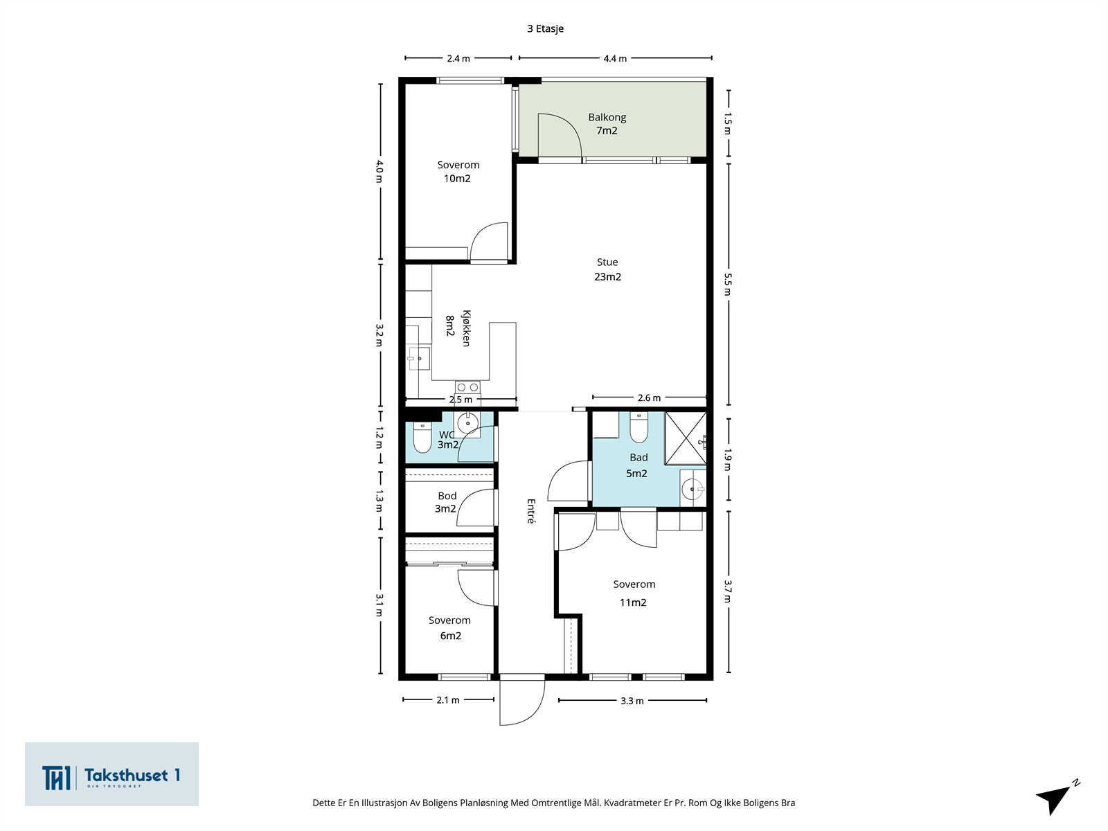 Plantegning Galleribilde