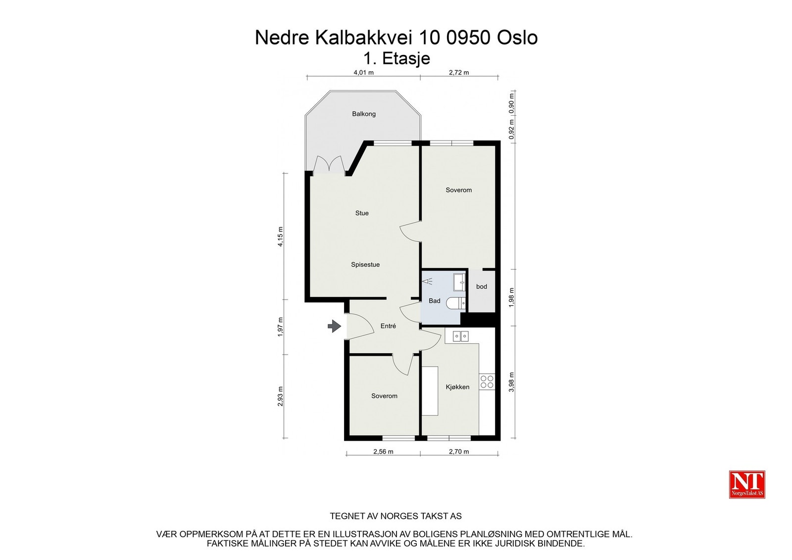 Plantegning Galleribilde