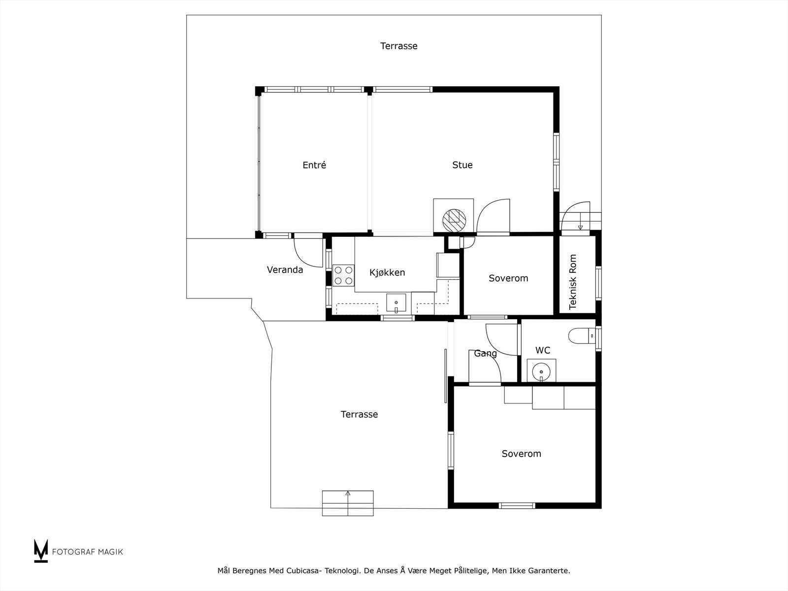 Plantegning Galleribilde