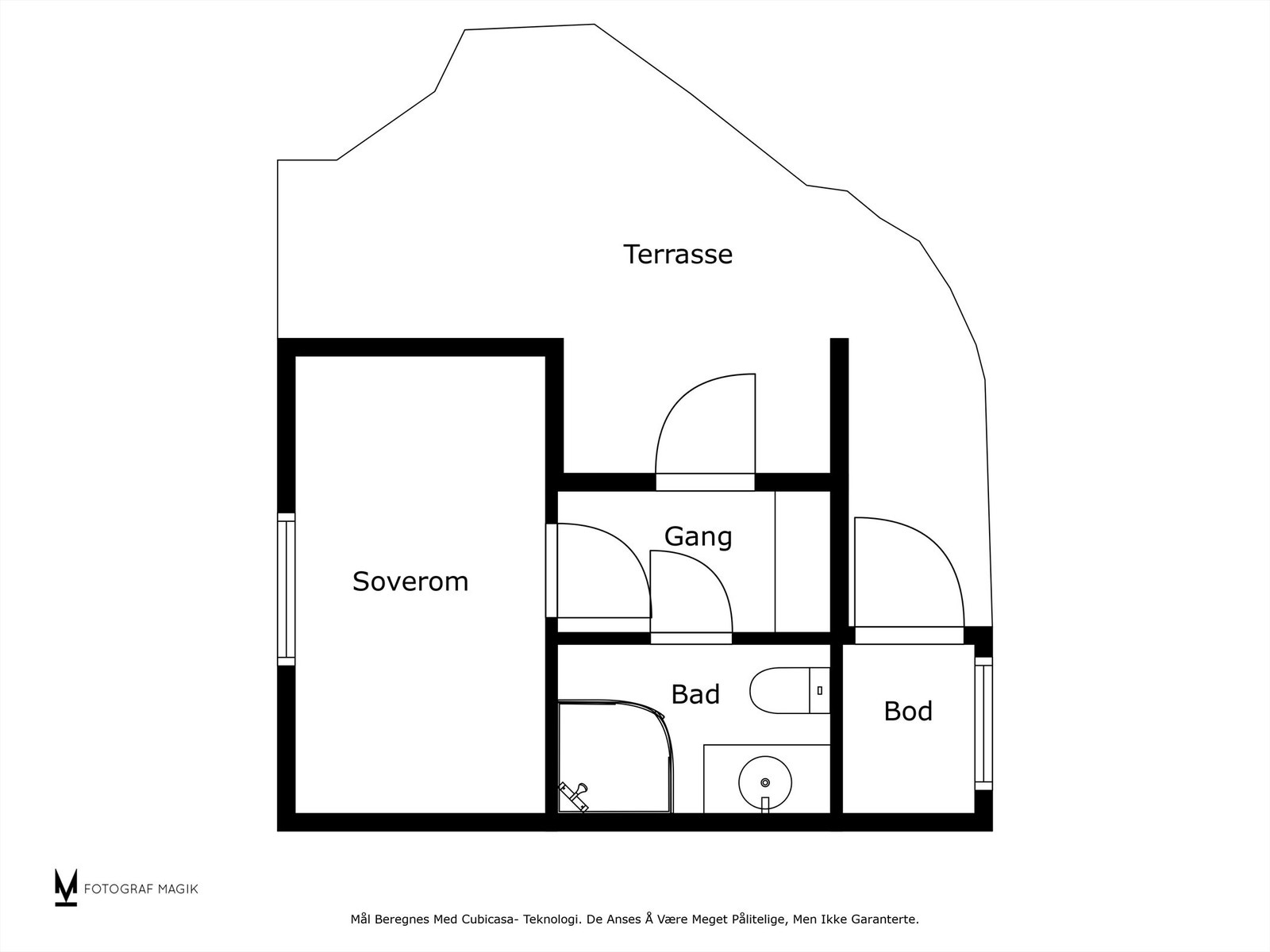 Plantegning anneks Galleribilde
