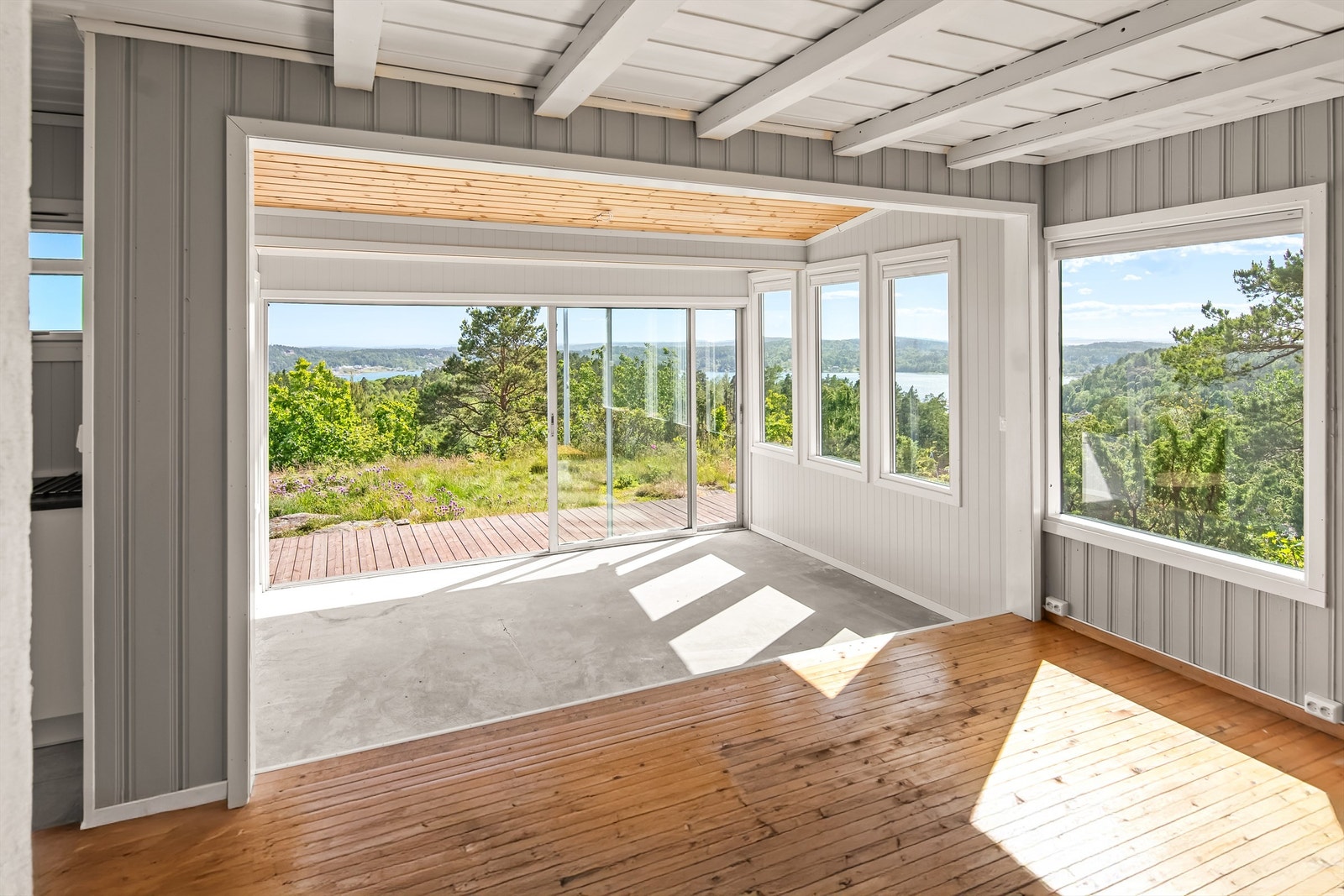 Stue med utsikt Galleribilde