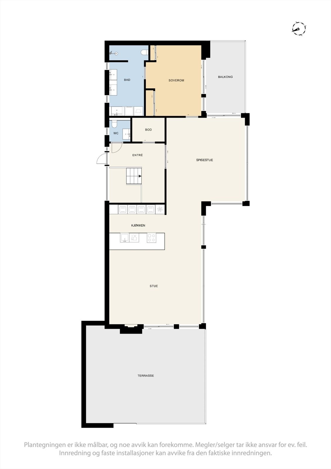 Plantegning 2. etg Galleribilde