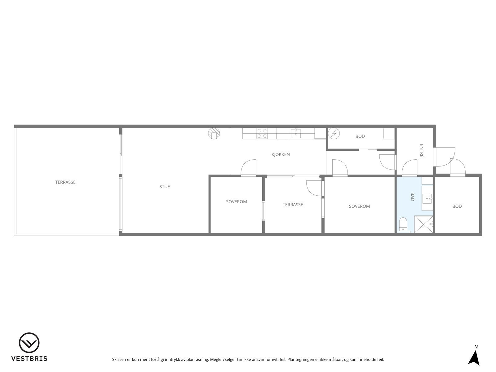 Plantegning - 1. etasje Galleribilde