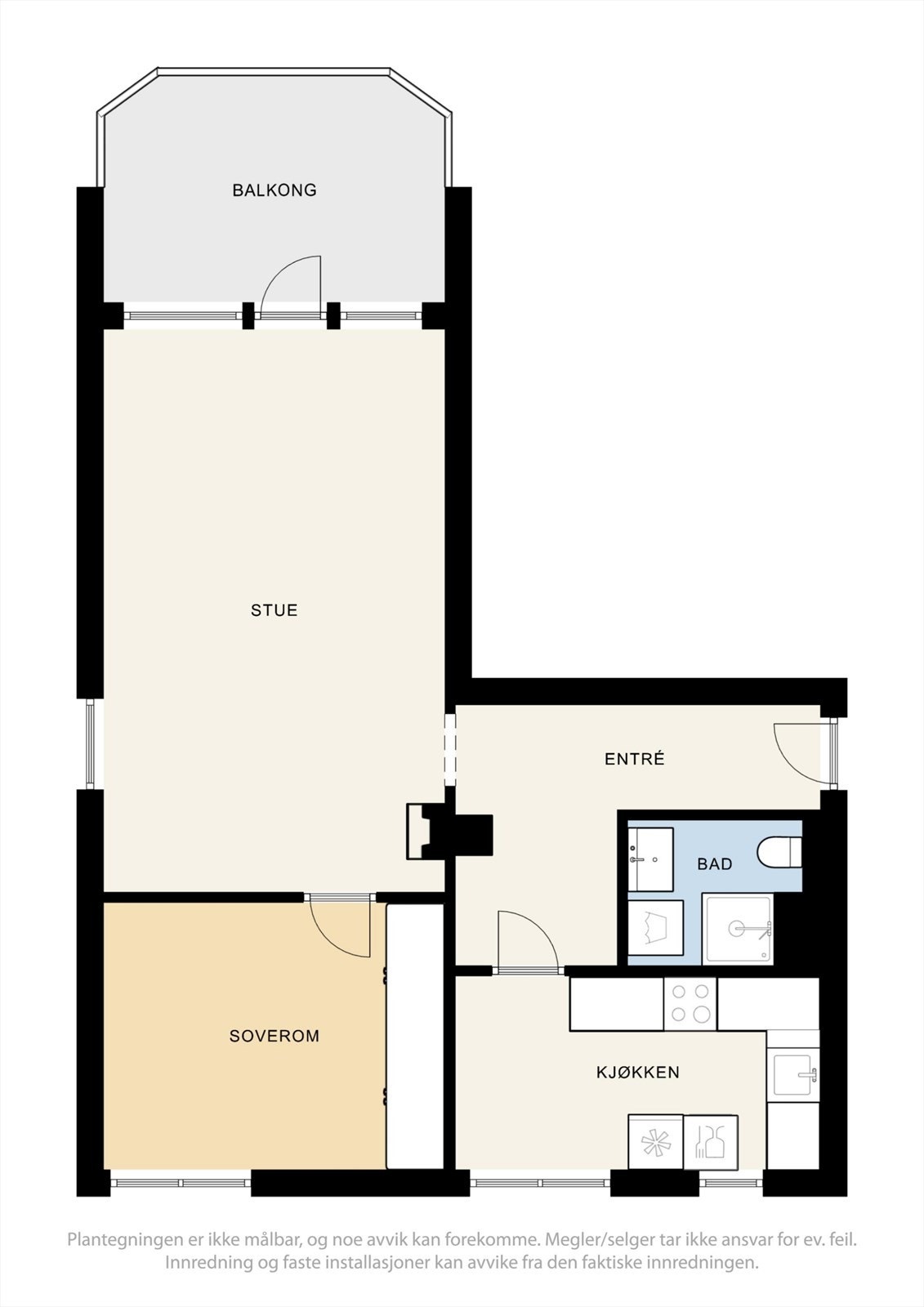 Plantegning 3. etg. Galleribilde