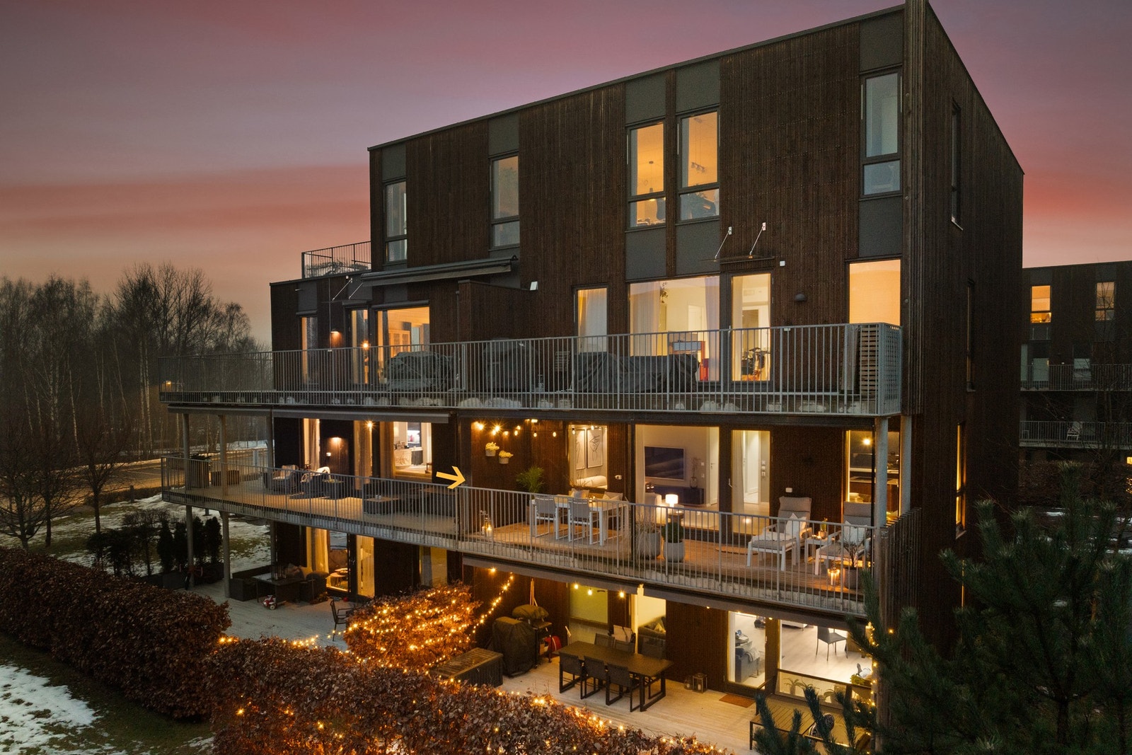 Boligen ligger nydelig plassert på Storøya, et av Fornebus mest populære områder Galleribilde