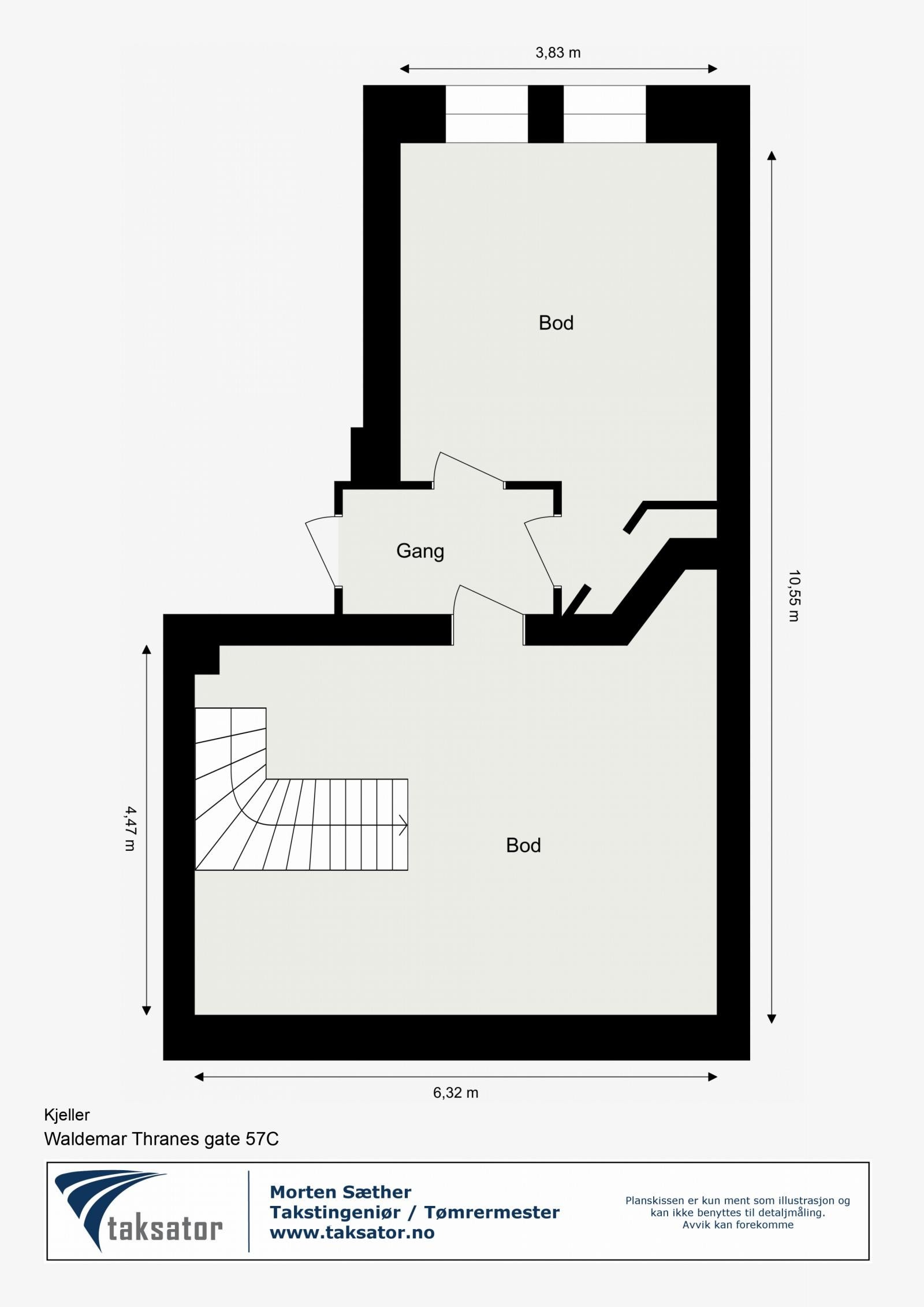 Planløsning - Underetasje Galleribilde
