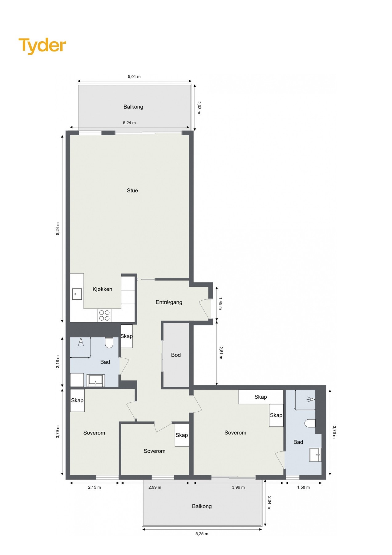 Plantegning. Galleribilde