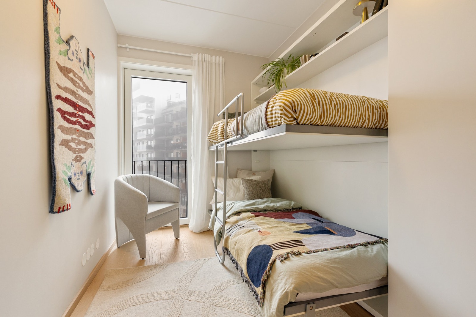 Sov III. Fransk balkong som gir gode utluftningsmuligheter. Galleribilde