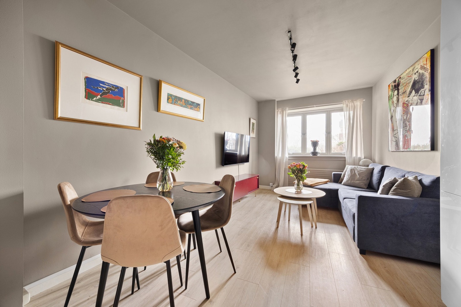 Her er det mulighet for etablering av terrasse/balkong mot indre gård. Galleribilde