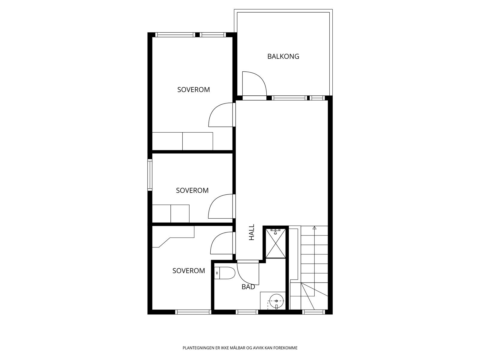 Plantegning 2. etasje Galleribilde