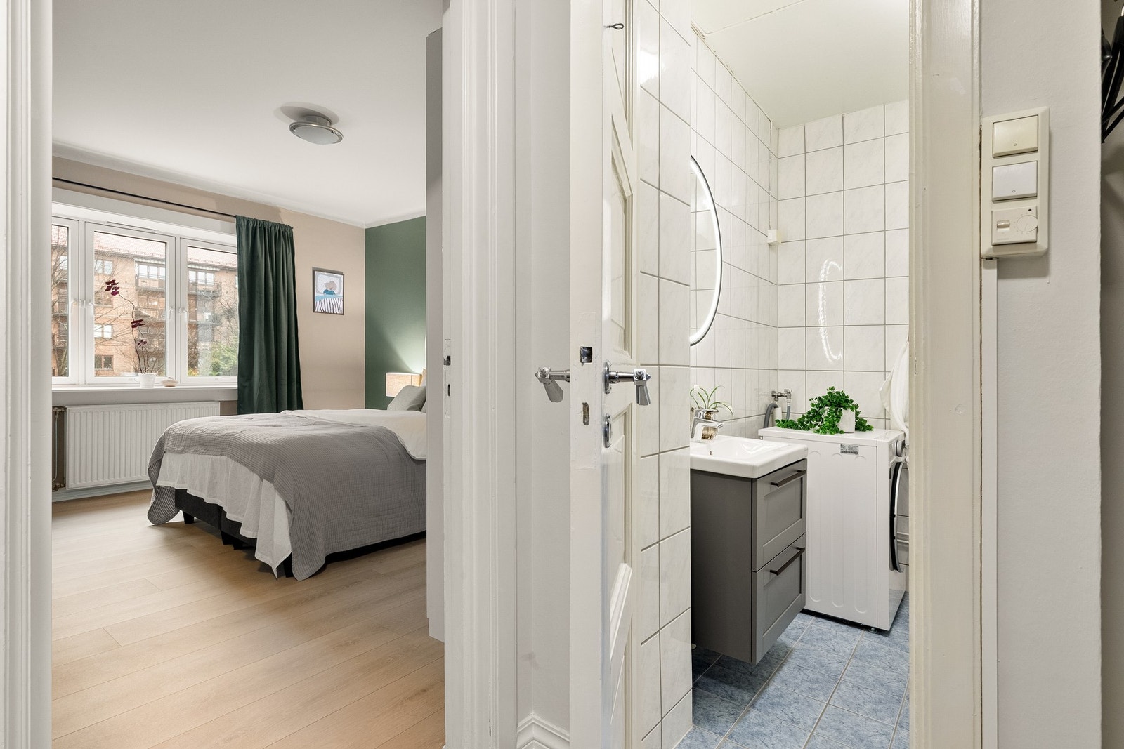 Gangen fungerer som et knutepunkt mellom alle rom. Galleribilde