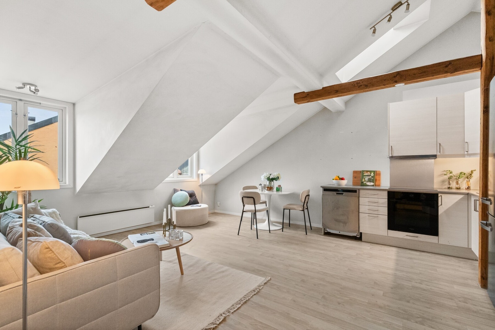 Loftet ble bygget ut med leiligheter i 2013. Galleribilde